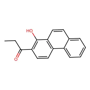 1-(1-hydroxyphenanthren-2-yl)propan-1-one structure