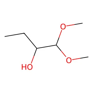 1,1-dimethoxybutan-2-ol structure