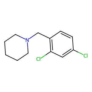 1-[(2,4-dichlorophenyl)methyl]piperidine structure