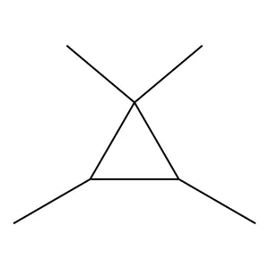 1,1,2,3-Tetramethylcyclopropane structure