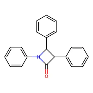 1,3,4-triphenylazetidin-2-one structure