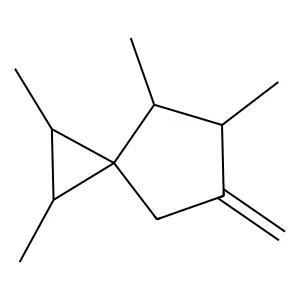 1,2,4,5-Tetramethyl-6-methylenespiro[2.4]heptane structure