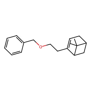 6,6-dimethyl-2-(2-phenylmethoxyethyl)bicyclo[3.1.1]hept-2-ene structure