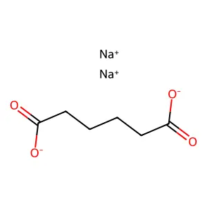 Sodium adipate structure