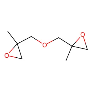 Dimethallyl ether diepoxide structure