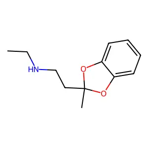 N-ethyl-2-(2-methyl-1,3-benzodioxol-2-yl)ethanamine structure