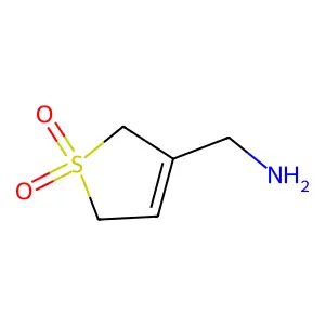(1,1-dioxo-2,5-dihydrothiophen-3-yl)methanamine structure