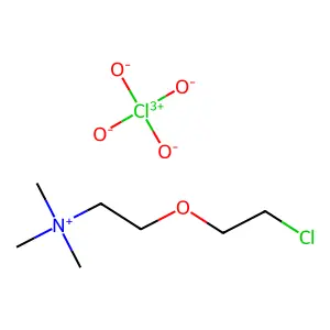 O-(2-Chloroethyl)choline perchlorate structure