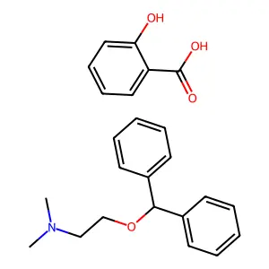 DIPHENHYDRAMINE SALICYLATE structure