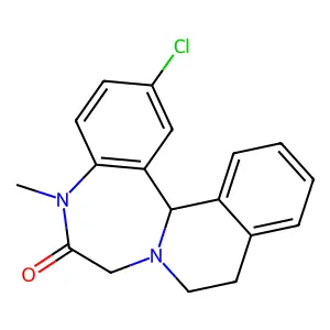 Clazolam structure