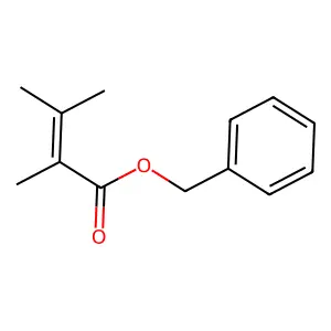 benzyl 2,3-dimethylbut-2-enoate structure