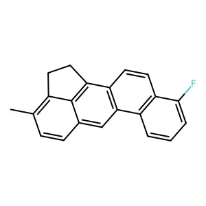 10-fluoro-3-methyl-1,2-dihydrobenzo[j]aceanthrylene structure