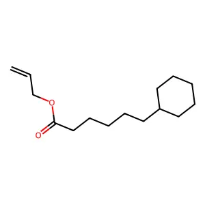 ALLYL CYCLOHEXANEHEXANOATE structure