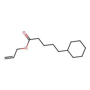prop-2-enyl 5-cyclohexylpentanoate structure