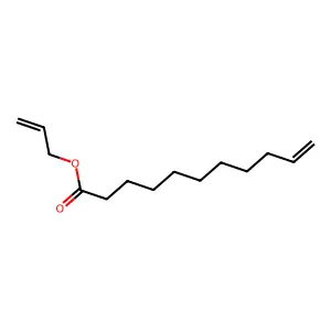 prop-2-enyl undec-10-enoate structure