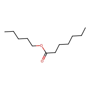 Pentyl heptanoate structure