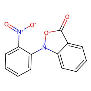 1-(2-nitrophenyl)-2,1-benzoxazol-3-one structure