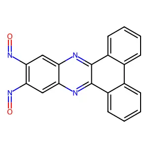 11,12-dinitrosophenanthro[9,10-b]quinoxaline structure