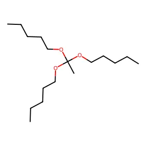 1-(1,1-dipentoxyethoxy)pentane structure