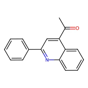 1-(2-phenylquinolin-4-yl)ethanone structure