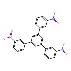 1,3,5-tris(3-nitrophenyl)benzene structure