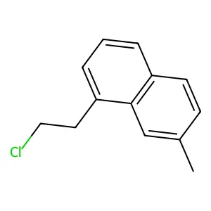 1-(2-chloroethyl)-7-methylnaphthalene structure