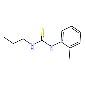 1-(2-methylphenyl)-3-propylthiourea structure