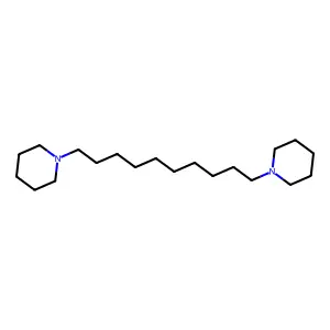 1-(10-piperidin-1-yldecyl)piperidine structure