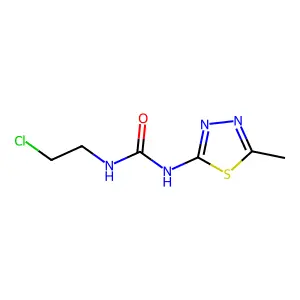 1-(2-Chloroethyl)-3-(5-methyl-1,3,4-thiadiazol-2-yl)urea structure