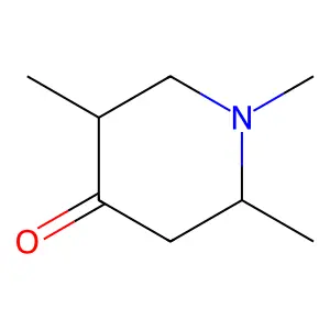 1,2,5-trimethylpiperidin-4-one structure