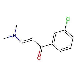 1-(3-chlorophenyl)-3-(dimethylamino)prop-2-en-1-one structure