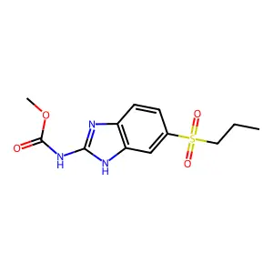 Albendazole sulfone structure