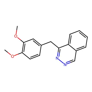 1-[(3,4-dimethoxyphenyl)methyl]phthalazine structure