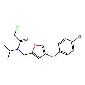 Compound C16H17Cl2NO3 structure