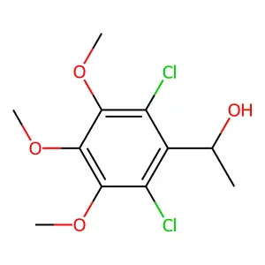 1-(2,6-dichloro-3,4,5-trimethoxyphenyl)ethanol structure