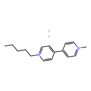Compound C16H22I2N2 structure