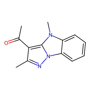 1-(2,4-dimethylpyrazolo[1,5-a]benzimidazol-3-yl)ethanone structure