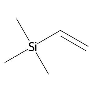 Vinyltrimethylsilane structure
