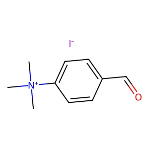 (4-formylphenyl)-trimethylazanium iodide structure