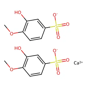 Calcium guaiacol sulfonate structure