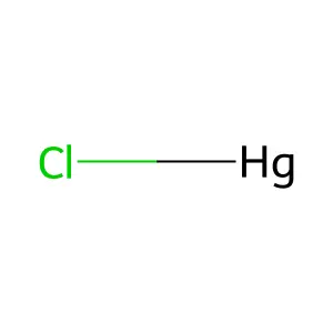 Mercury monochloride structure