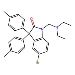 Compound C27H29BrN2O structure