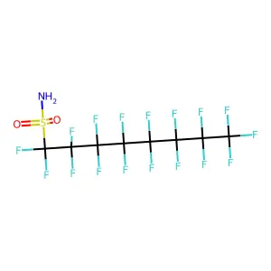Perfluorooctanesulfonamide structure