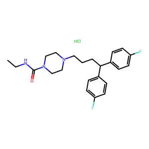 Amperozide hydrochloride structure