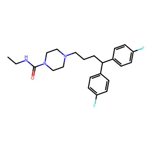 Amperozide structure