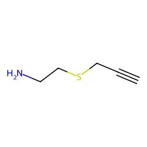 2-prop-2-ynylsulfanylethanamine structure