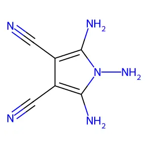 1,2,5-triaminopyrrole-3,4-dicarbonitrile structure