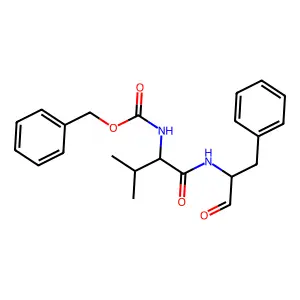 N-Cbz-val-phe-al structure