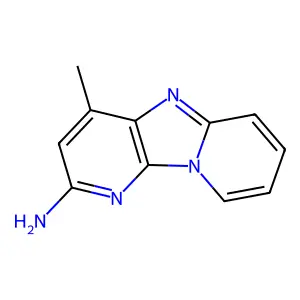 DIPYRIDO(1,2-a:3',2'-d)IMIDAZOLE, 2-AMINO-4-METHYL- structure