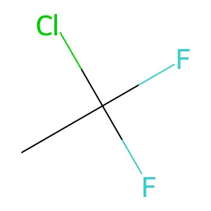 1-Chloro-1,1-difluoroethane structure